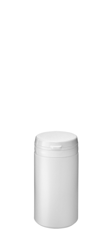 Pot à comprimés 100ml 43HG HDPE blanc #2